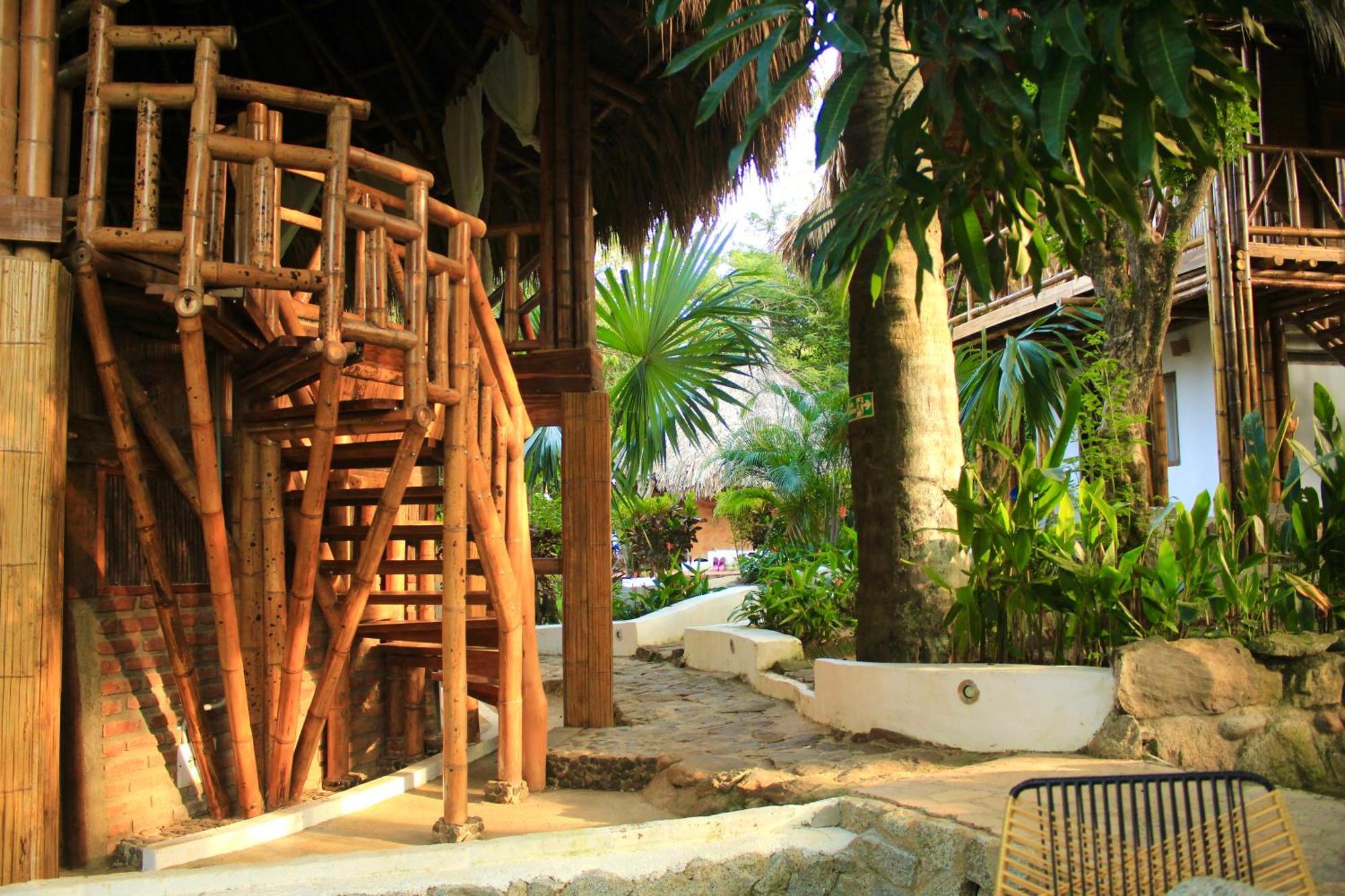 Hierba Buena Eco Hostel El Zaino Bagian luar foto