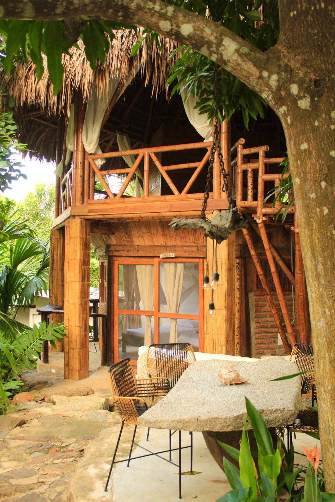 Hierba Buena Eco Hostel El Zaino Bagian luar foto